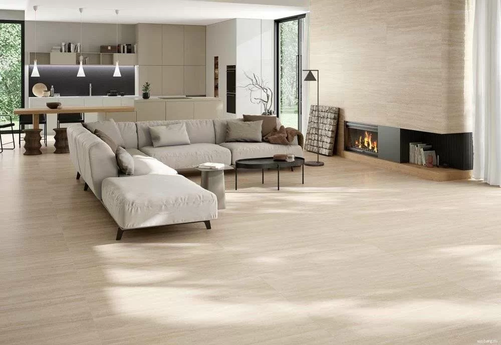 Керамогранит Travertine Navona Matt Rect 59,5x119,2