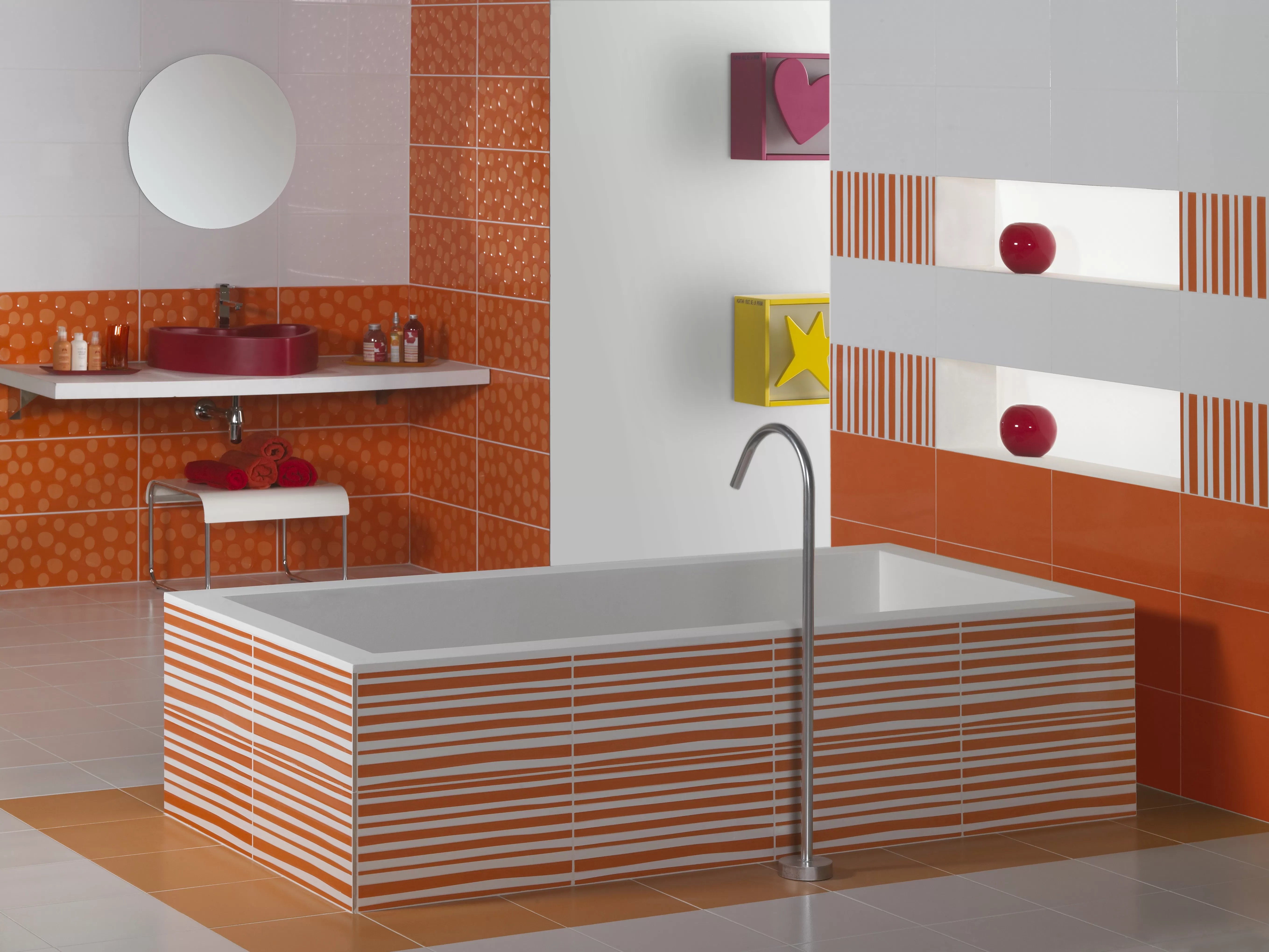 Плитка MOLDURA AGATHA CARMIN 2x20