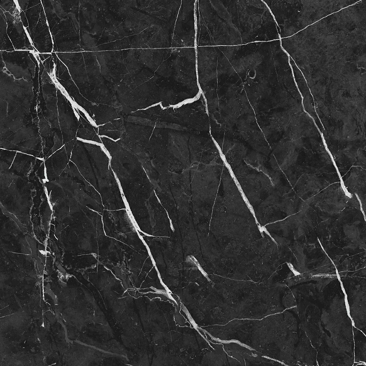 Керамогранит Е-5022/МR Cosmos чёрный ректификат 600х600х9