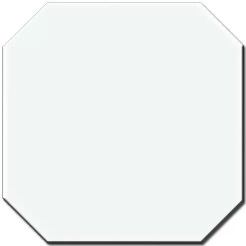 Керамогранит Bianco ottagono matt 20x20