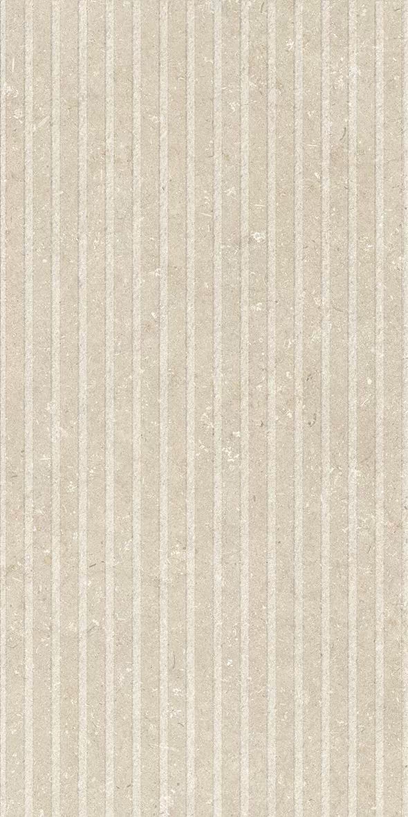 Керамогранит 005504 Shellstone Beige Rigat-One 3D 60x120