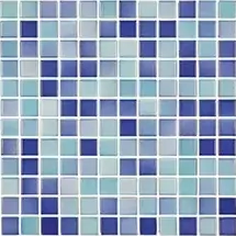 Мозаика VC.2.01.1412 Versicolor Mosaic Turkuoise-Dark Blue 2,5x2,5 30x30