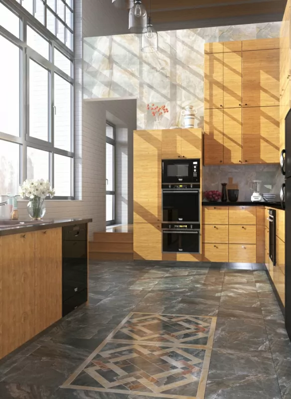 Керамогранит K-103/LR/p01 GENESIS GREY LR 7,6х60