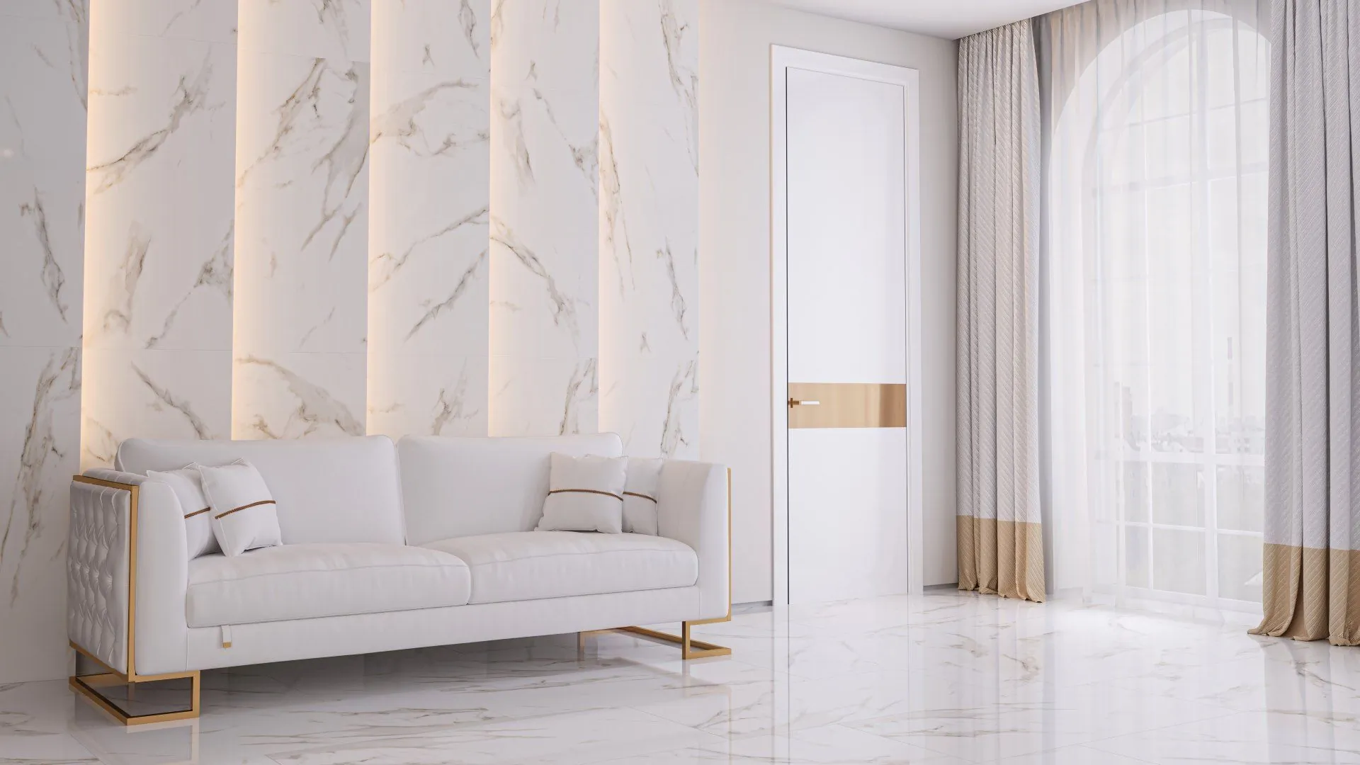 Керамогранит N12003 Venus Bianco Polished 60x120