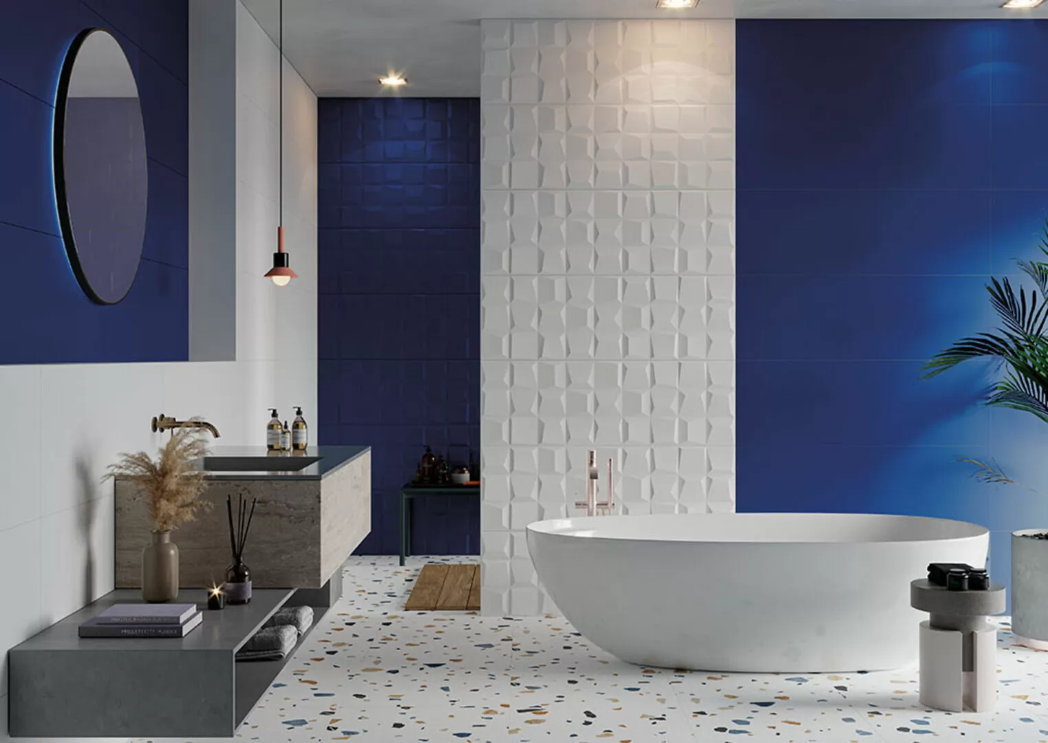 Плитка SQUARE COLOURS NAVY 33*100