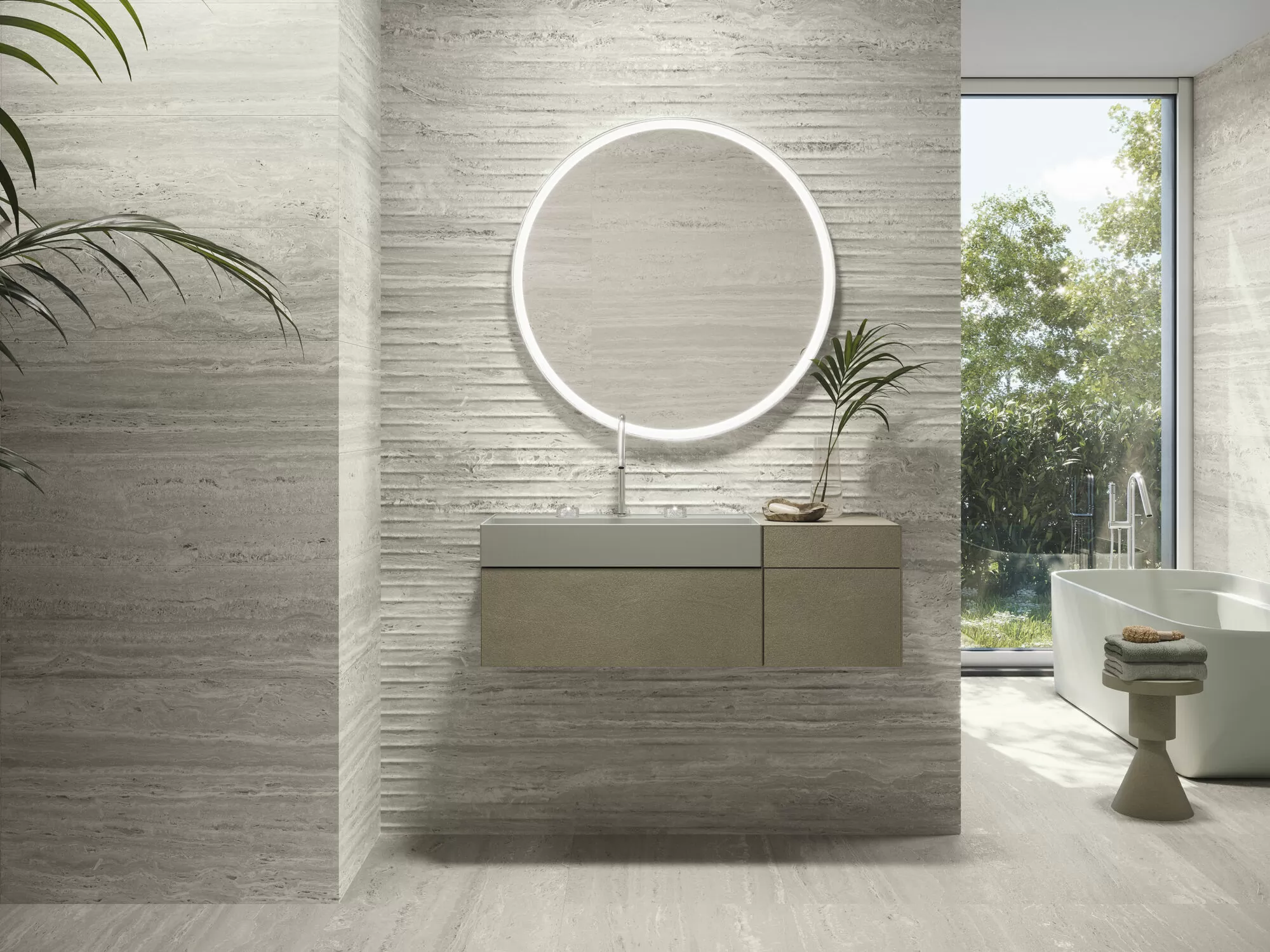 Керамогранит Venice Bianco Natural Rect 120x120