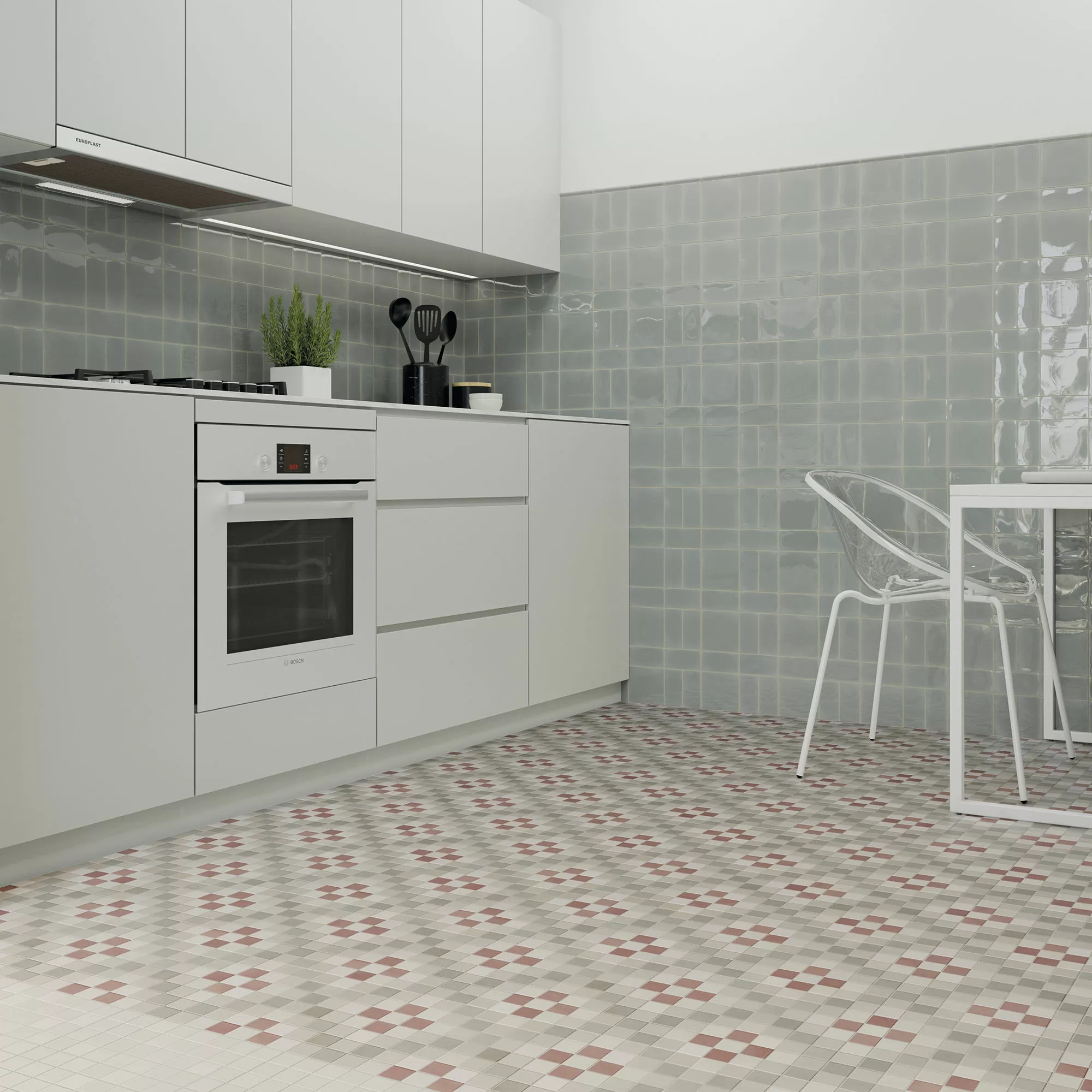Плитка 126991 Fayenza Square Deep White 12,5x12,5