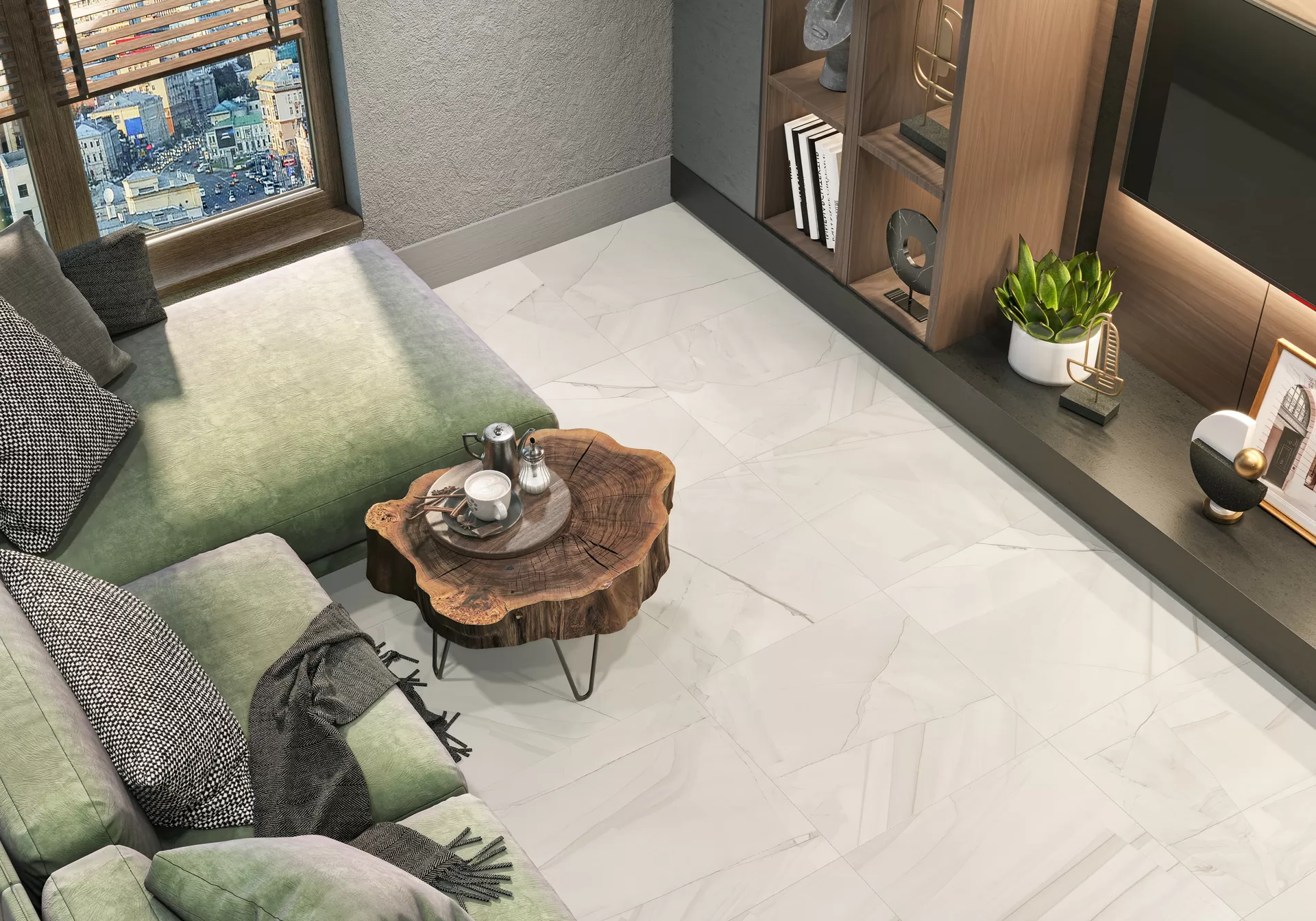 Керамогранит 6060IPR15M Impression матовый 600x600x9.5