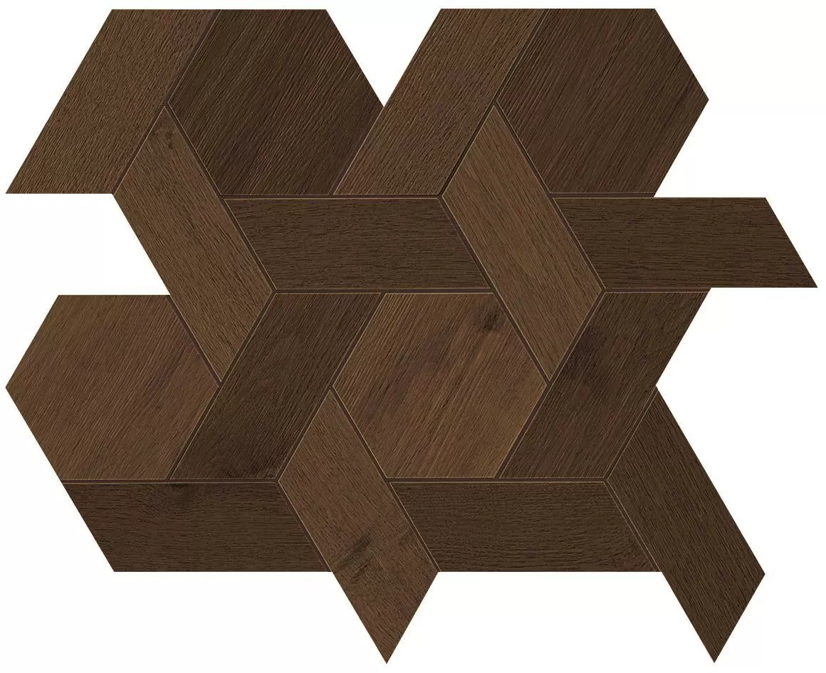 Керамогранит AOYJ Heartwood Moka Mansion Weave 34,6x40