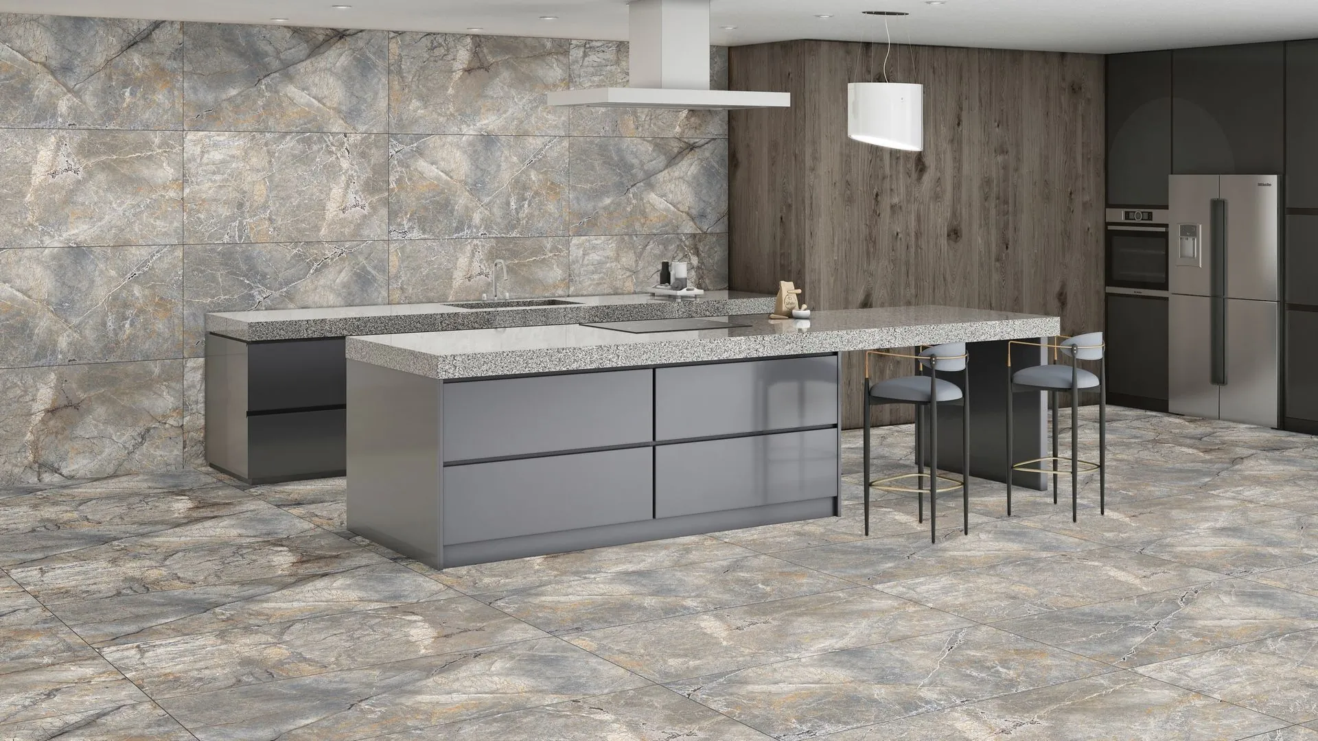 Керамогранит N20583 Belita Natural Carving 80x160