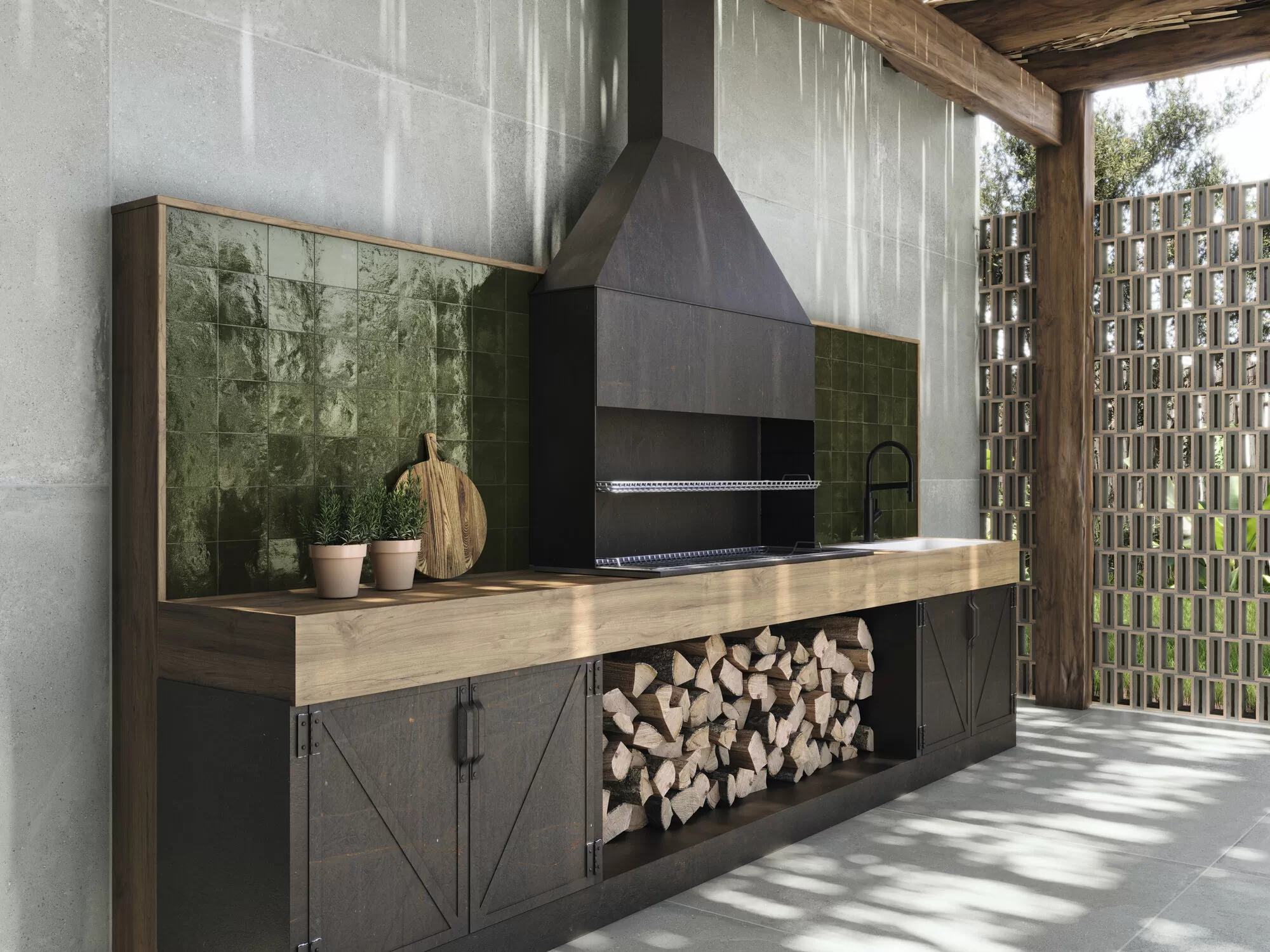 Керамогранит A041245 A Piedi Black 100х100