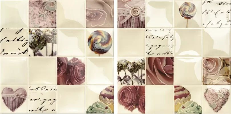 Плитка Volumen Dolce Cuore Lucciola 20x20 mix