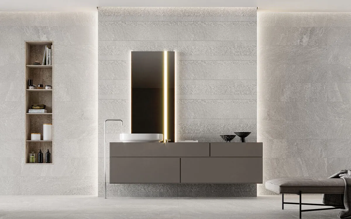 Керамогранит Slate Stone Anthracite RC Lap 100x100