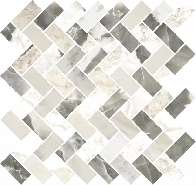 Мозаика 620110000218 Stellaris Dover Light Mosaico Cross Nat 31.5x29.7