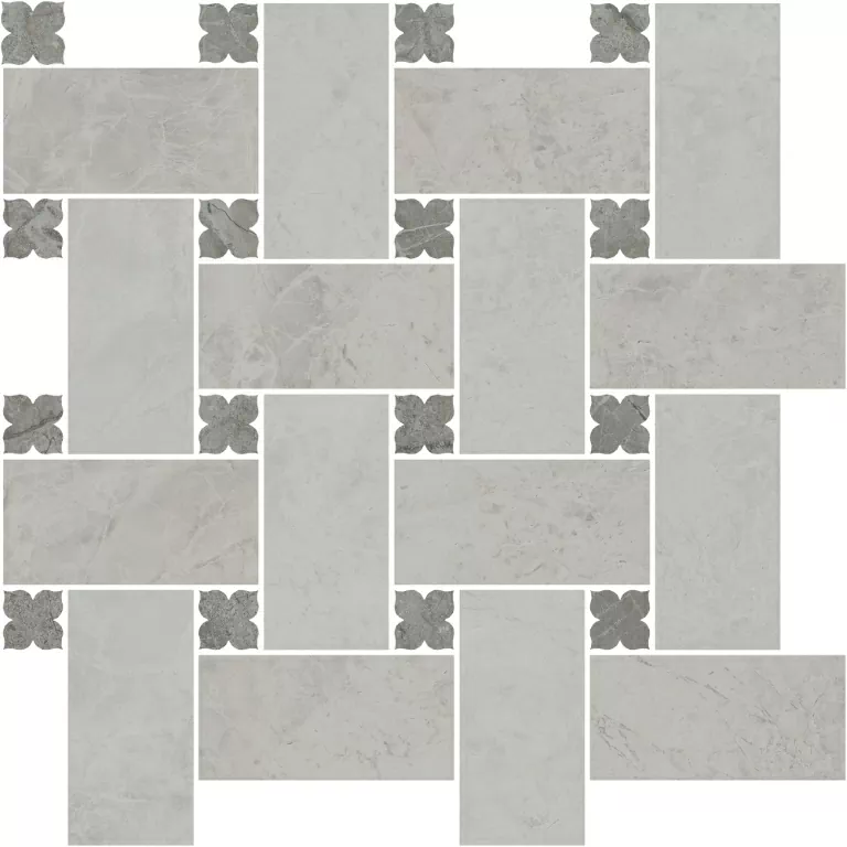 Керамогранит ID161 Декор Риальто 1 наборный матовый 43,5x43,5x0,9