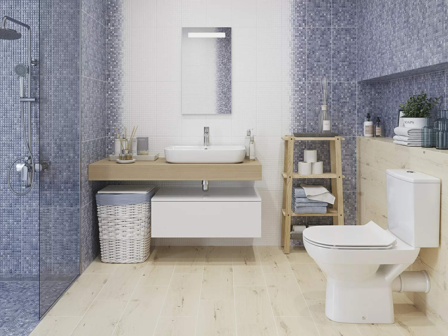 Керамогранит C-SW4M052D Sandwood белый 18.5x59.8