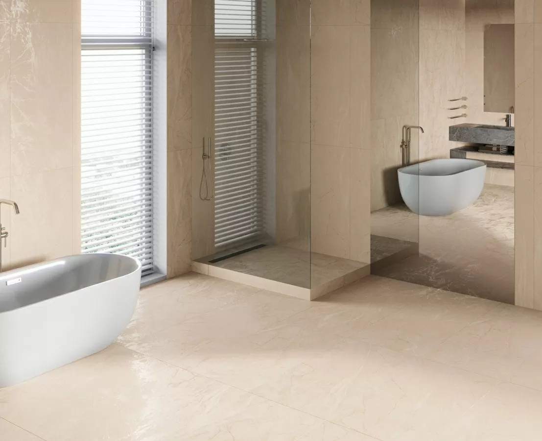 Керамогранит S4433C Pietra Bianco Carving 60x120
