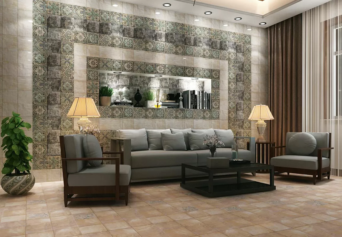 Плитка PT02794 MANDALA BROWN 20*20
