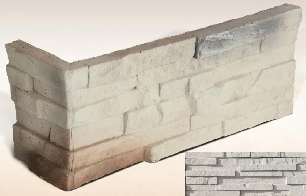 Искусственный камень Альберта 00 угловая 345x100x150x30