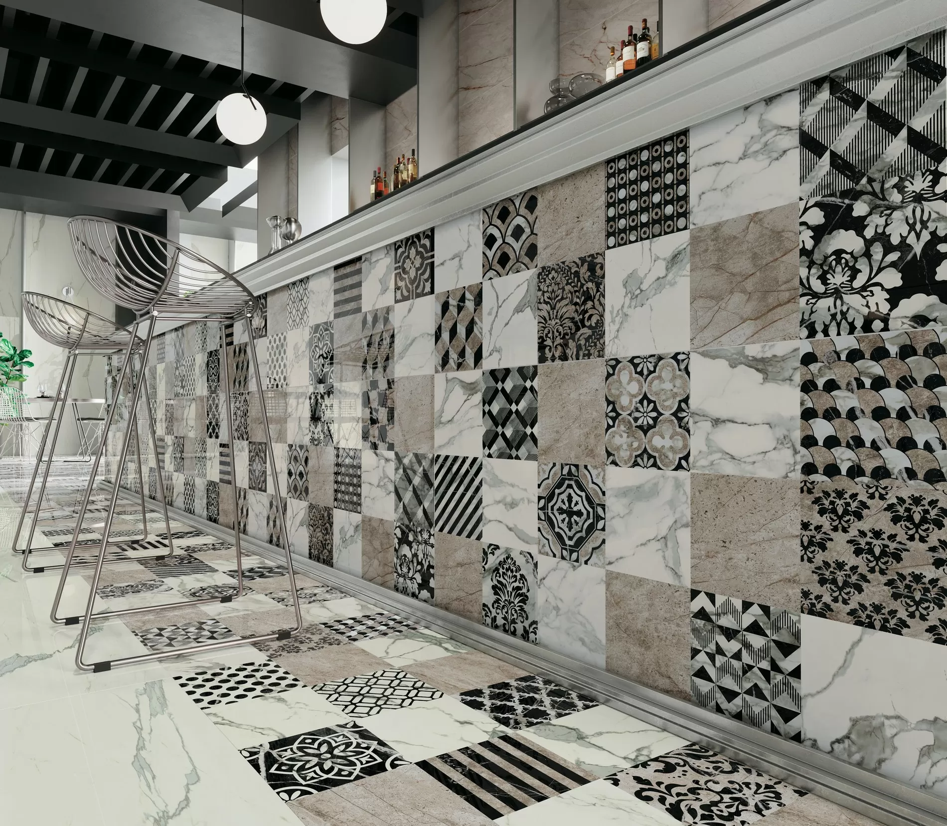 Керамогранит 610015000626 Empire Calacatta Black Lapp 60x60