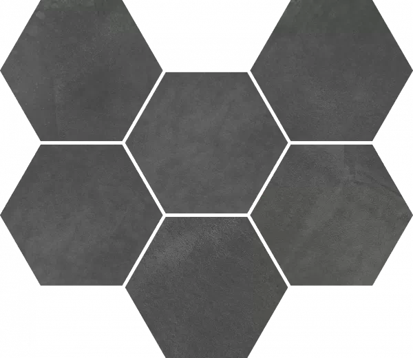 Мозаика 620110000190 Continuum Petrol Mosaico Hexagon 25x29