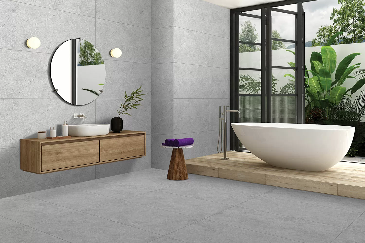 Керамогранит Tarifa Gris Matt Carving 60х120