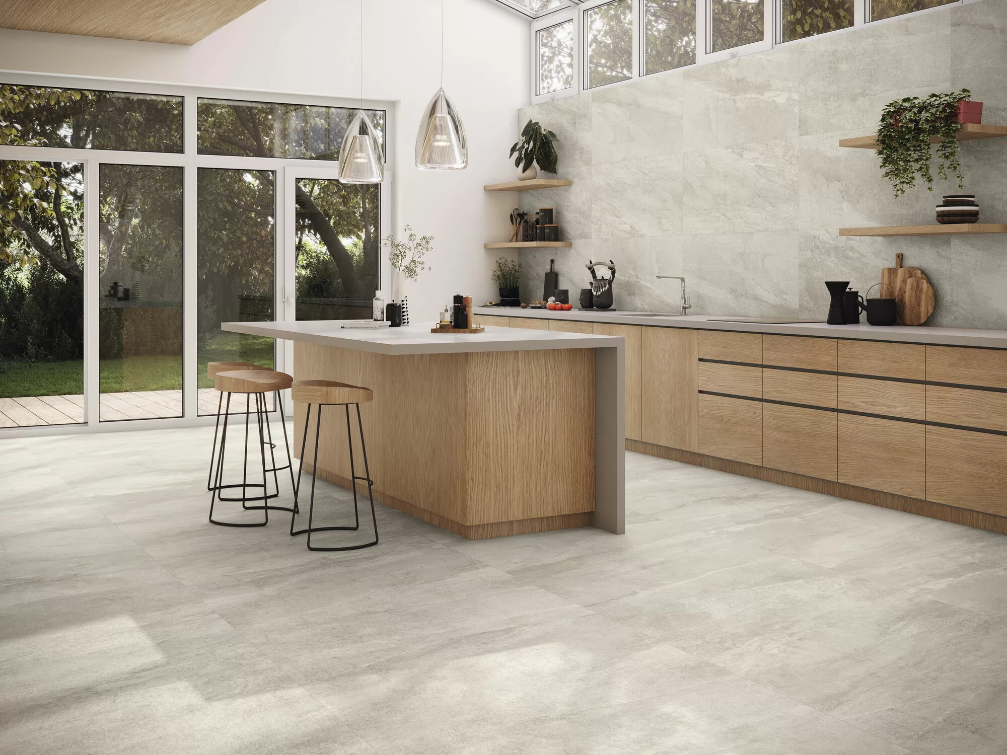 Плитка Stick Astra Grey Rect 30x90