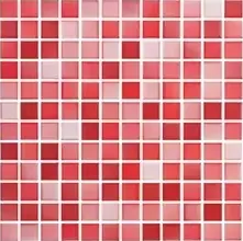Мозаика VC.2.01.5644 Versicolor Mosaic Light Red-Red 2,5x2,5 30x30