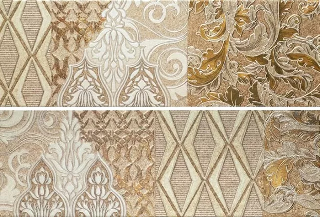 Плитка 7514 COMPOSICION LIVING II BEIGE 25x75