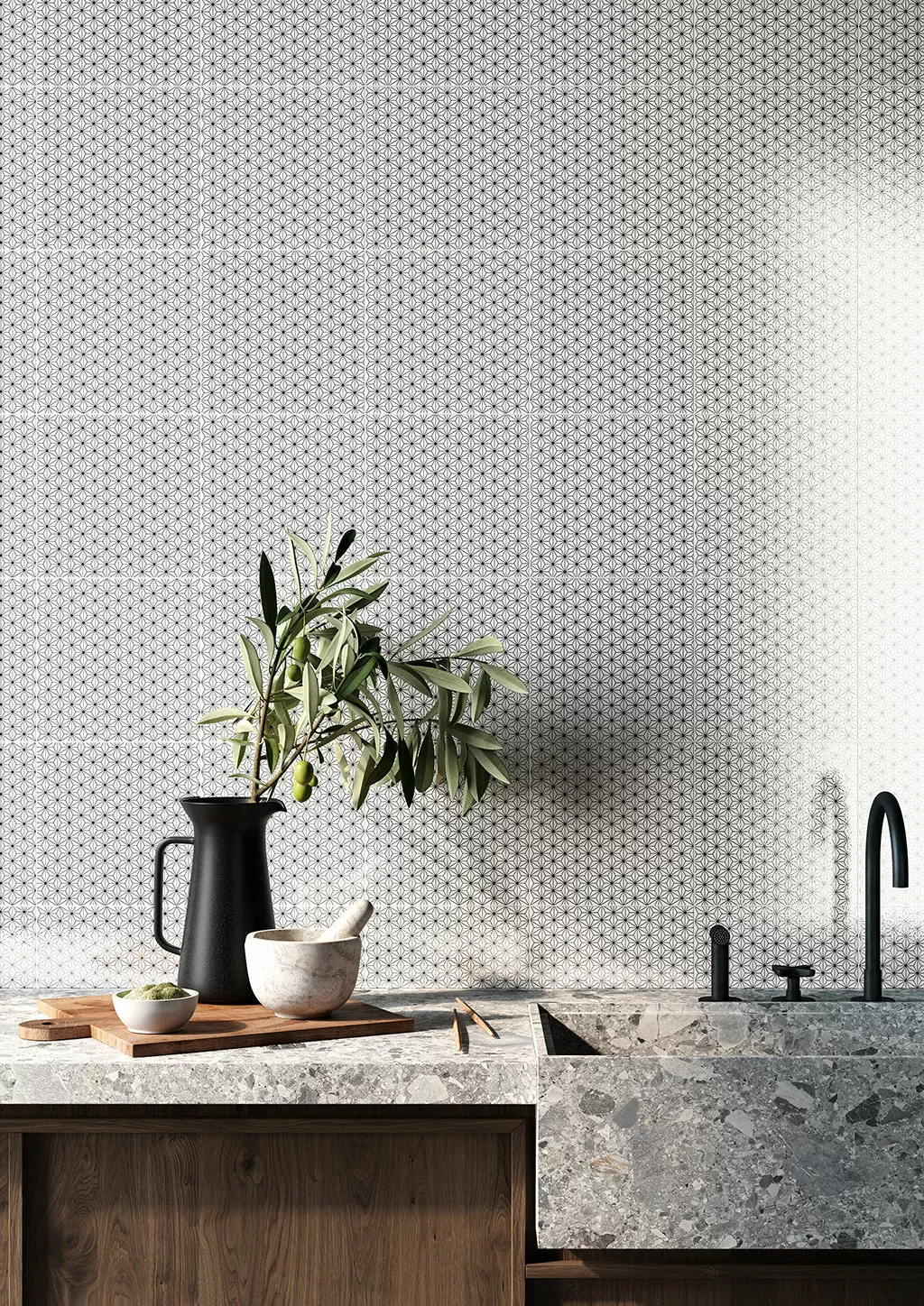 Керамогранит Kintsugi Hibi Fog Nat 60х60