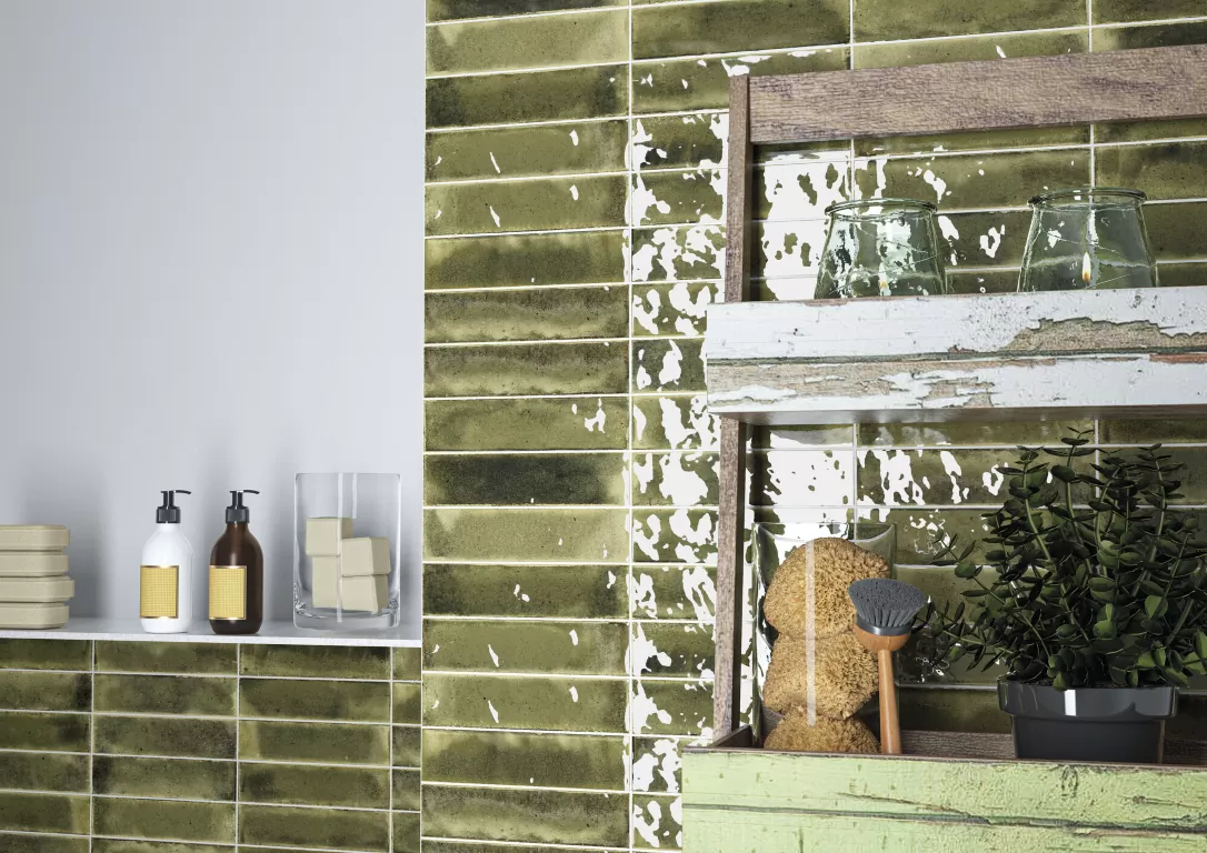 Керамогранит Jazba Green Brillo 6х24.6