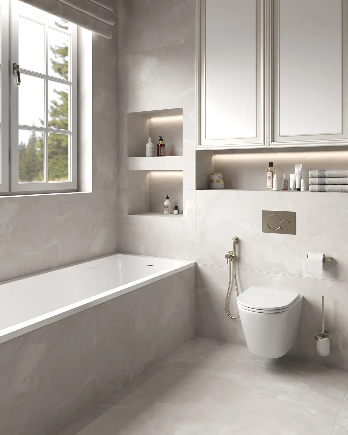 Керамогранит Onyx Elegant Beige Satin 60x120