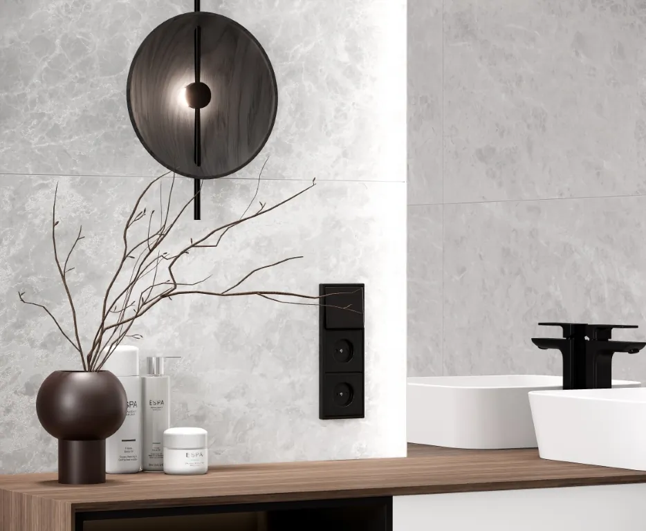 Керамогранит LP6012G0111R Bohemian Ash тёмно-серый матовый карвинг 59,5х119,1