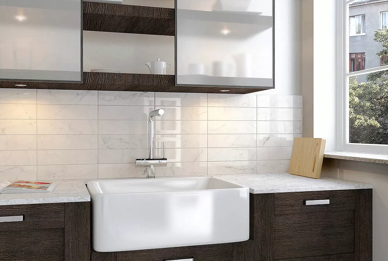Плитка 23079 Carrara 7,5х15
