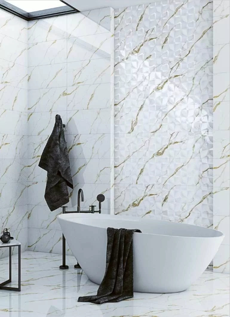 Плитка LE63063B-F53 Bianco Carrara Classico Cubo Rectificado 30х60