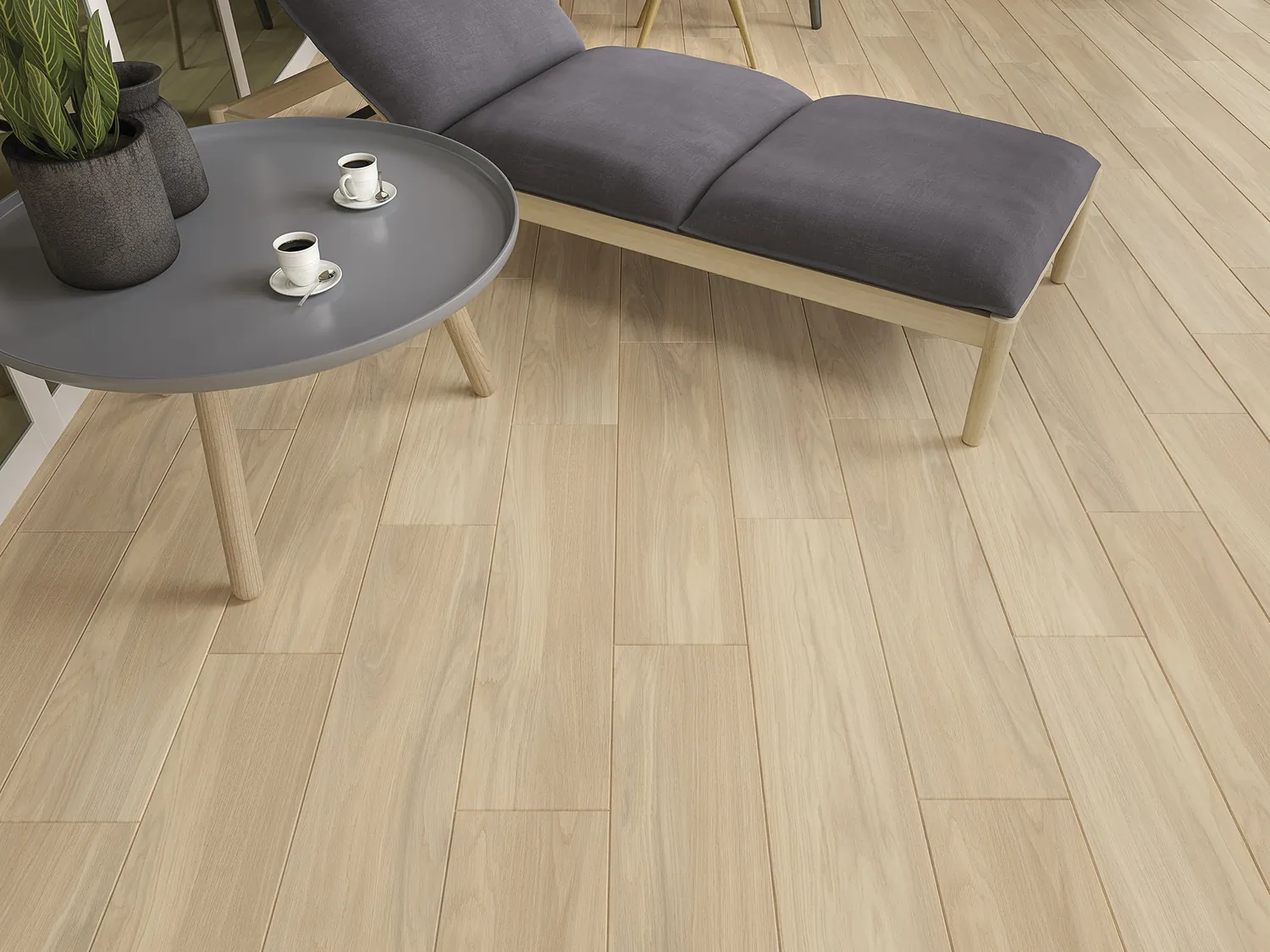 Керамогранит 15981 Wood Concept Prime светло-серый ректификат 21,8х89,8