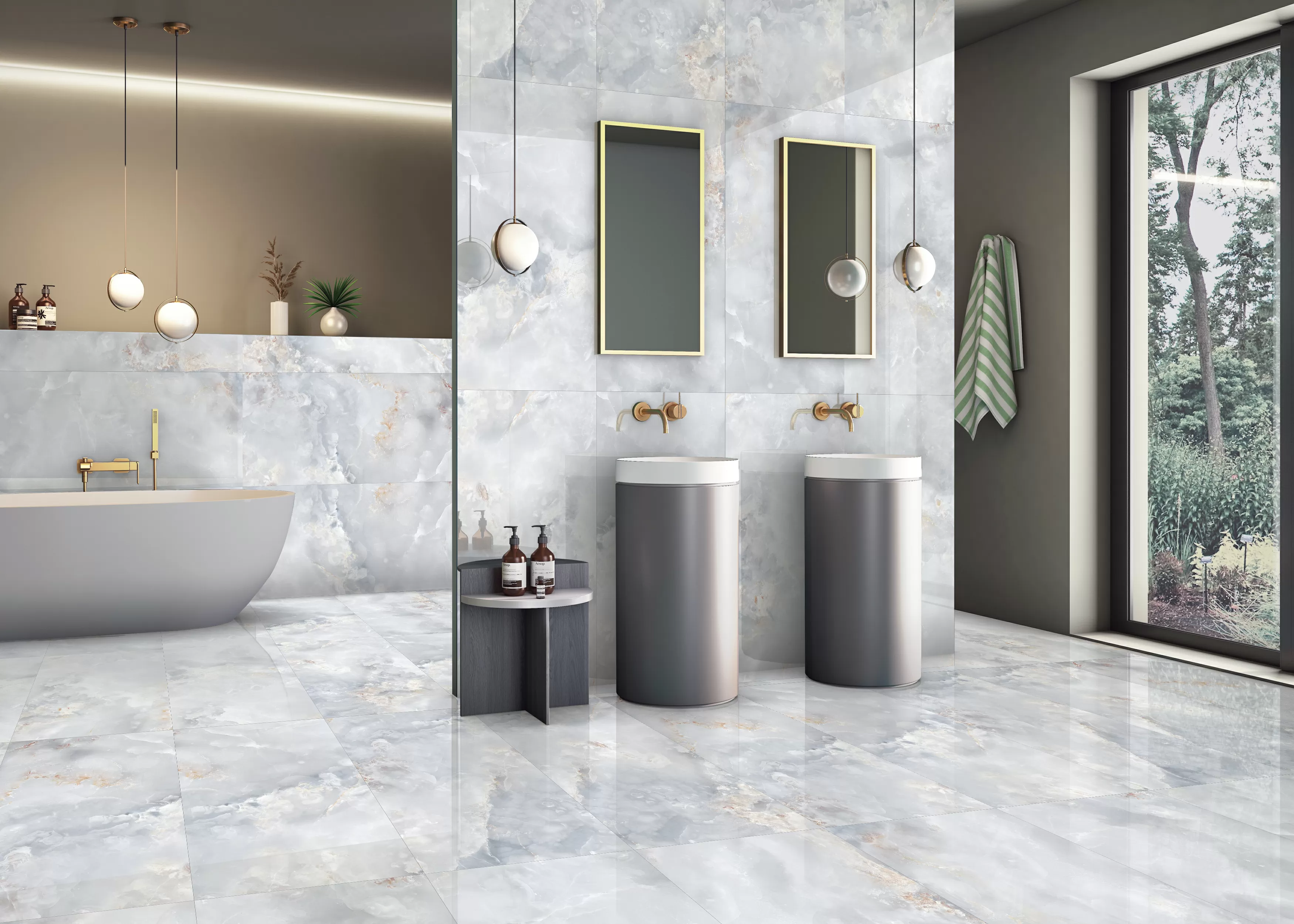 Керамогранит NTT99510P Onyx Solano Blue 60x120