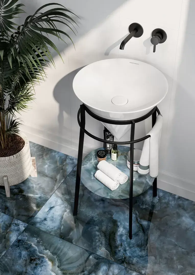 Керамогранит SG595222R Ониче зелёный светлый лаппатированный обрезной 119,5x238,5x0,9