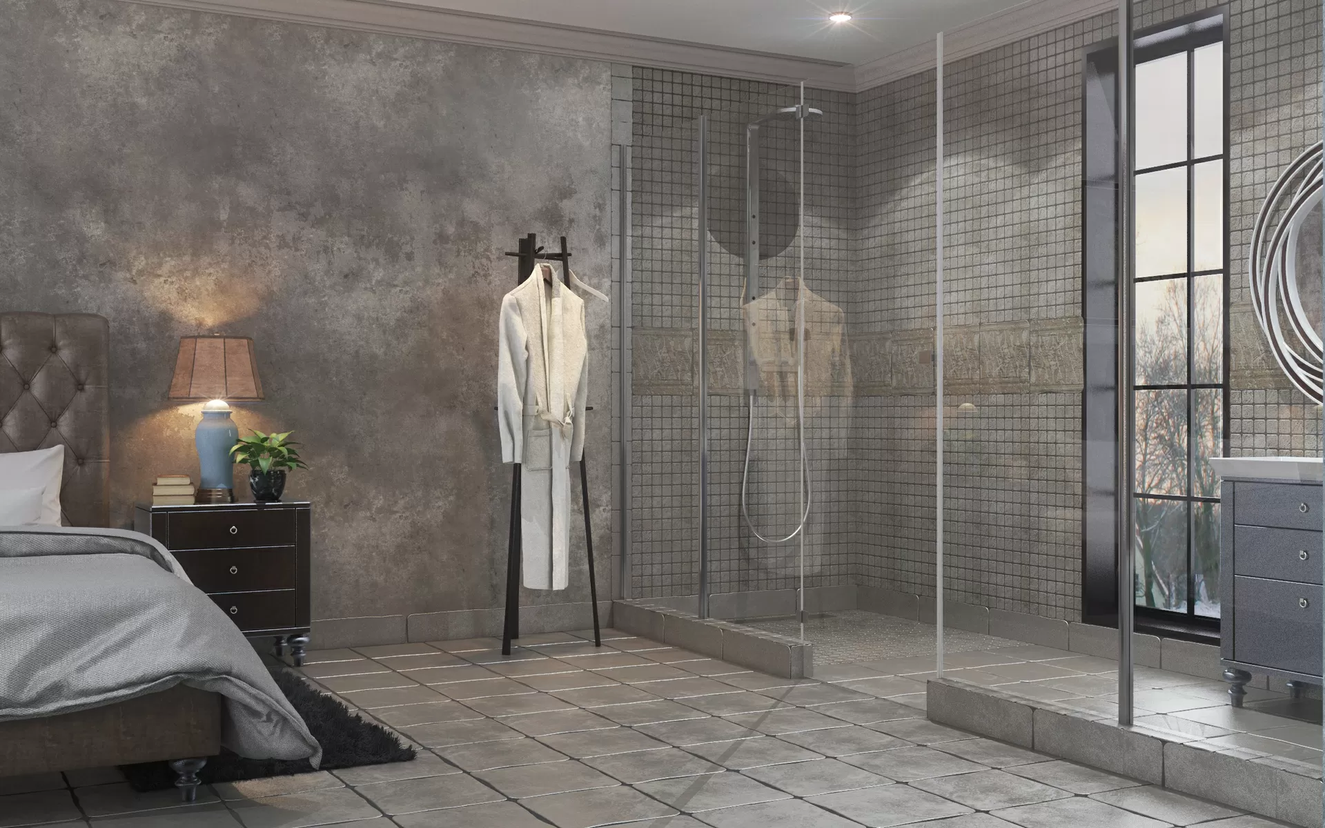 Мозаика B6515 MOSAICO Granato (5x5) 32.7х32.7