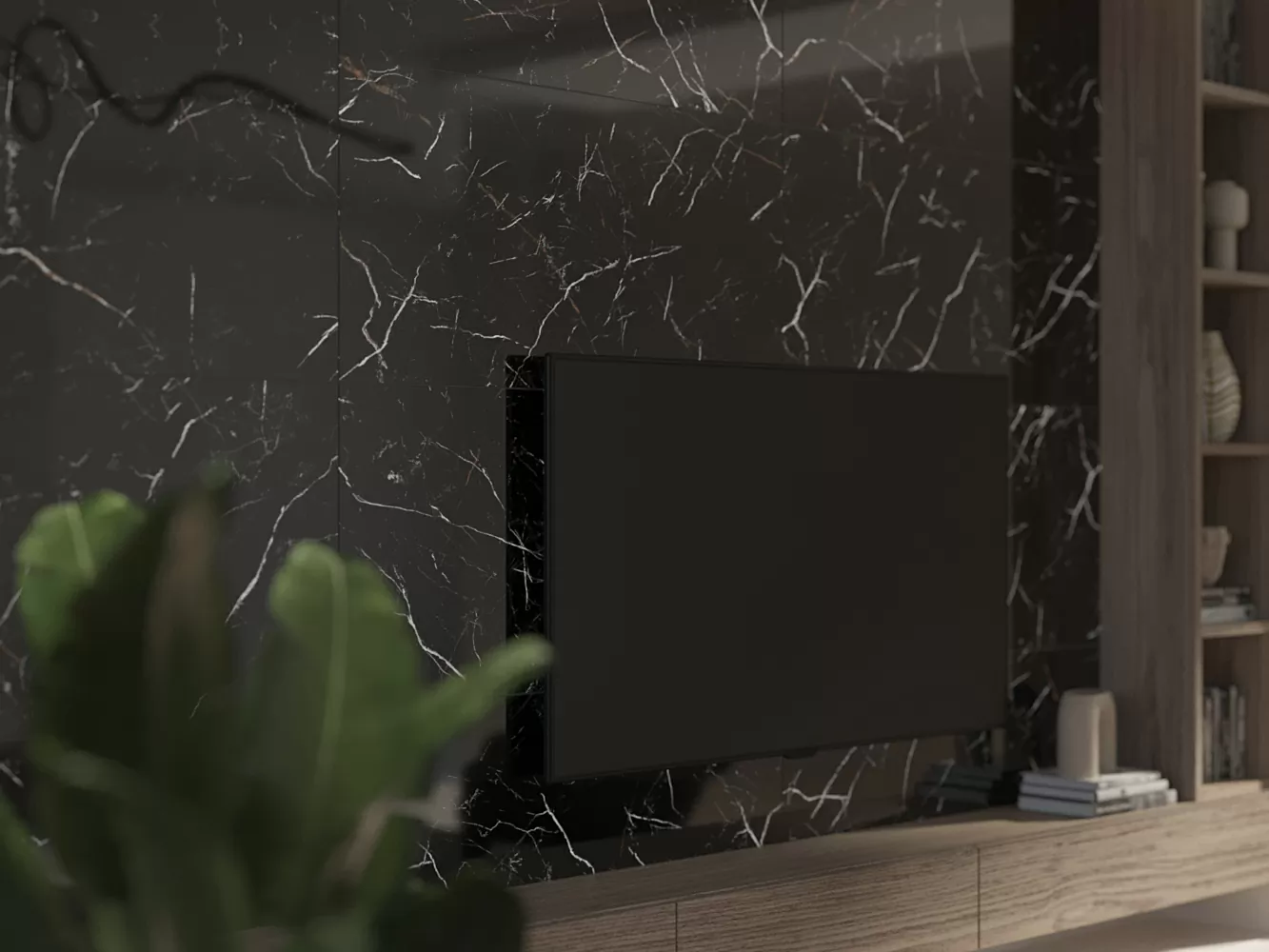 Керамогранит 17442 Nero полированный HG черный ректификат 60x120