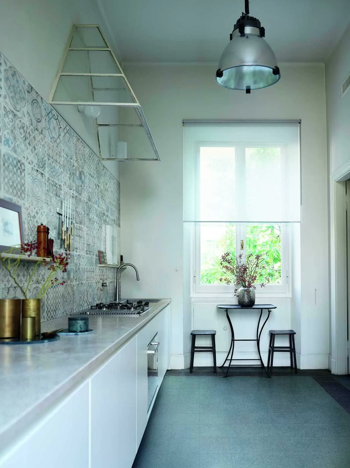 Мозаика M3SD Alchimia Mosaico Spina Grey 30x37