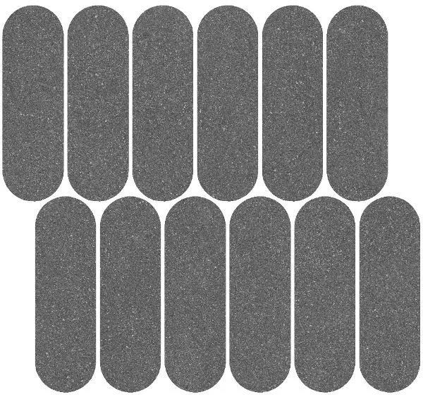 Керамогранит ID147 Джиминьяно наборный антрацит матовый 30x32