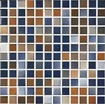 Мозаика VC.2.01.1112 Versicolor Mosaic Mustard-Dark Blue 2,5x2,5 30x30