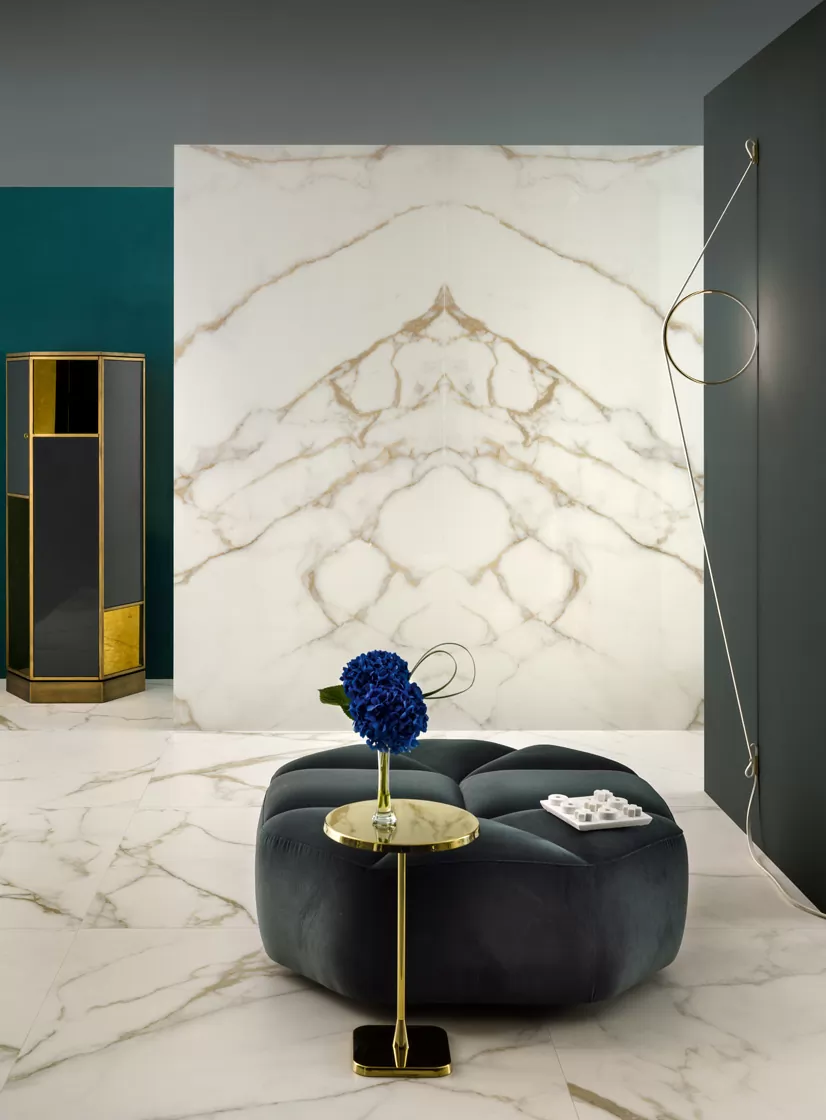 Керамогранит LS6DL00 Slimtech Delight Calacatta Oro Nat 6mm 260x120