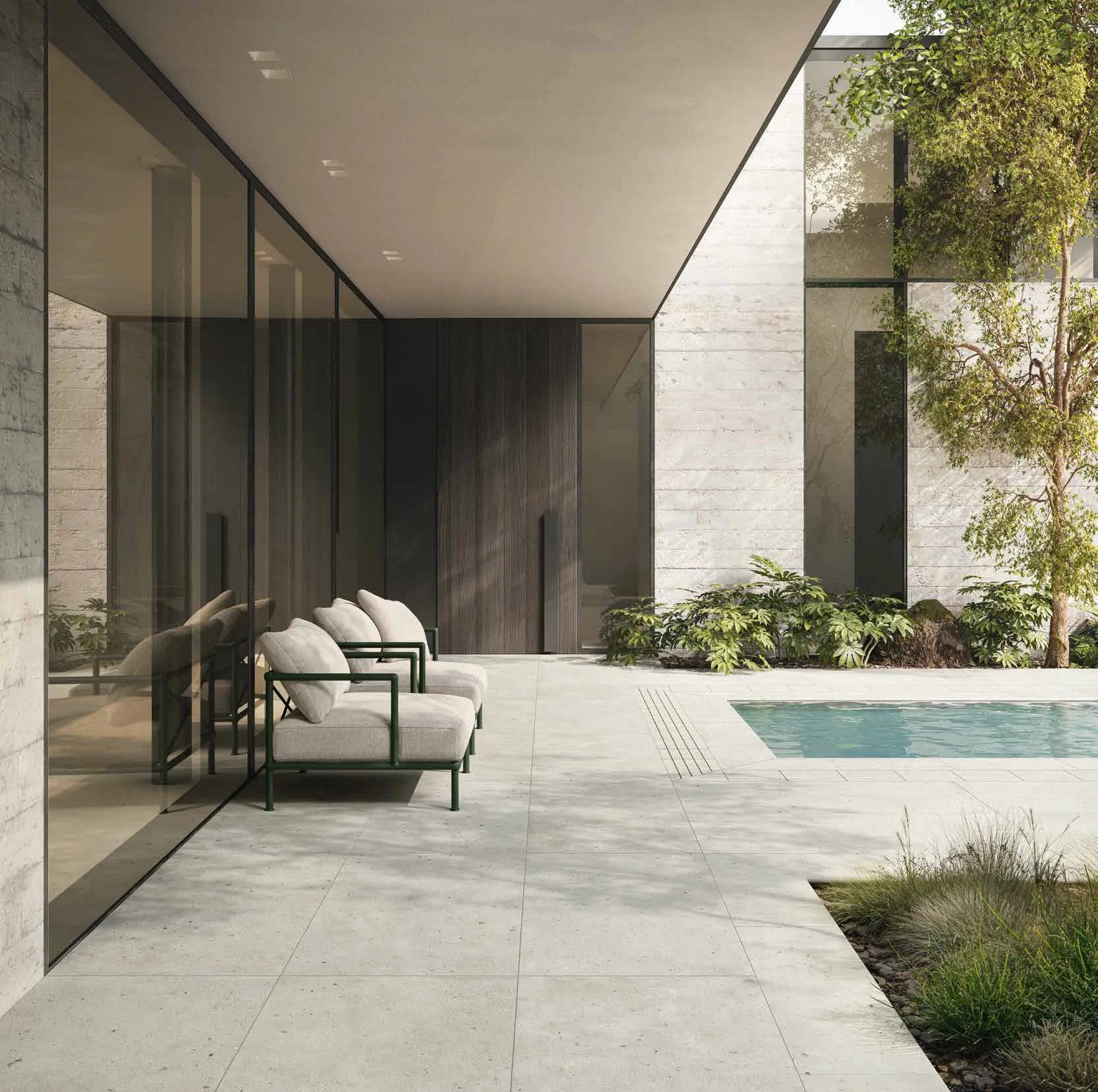 Керамогранит 620090001166 Avantgarde X2 Black Bordo Round DX 30x120