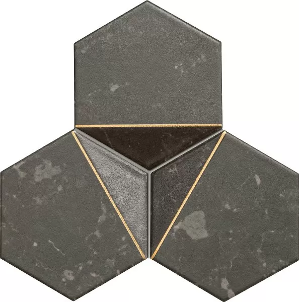 Мозаика Scoria black 1 19.2x16.5