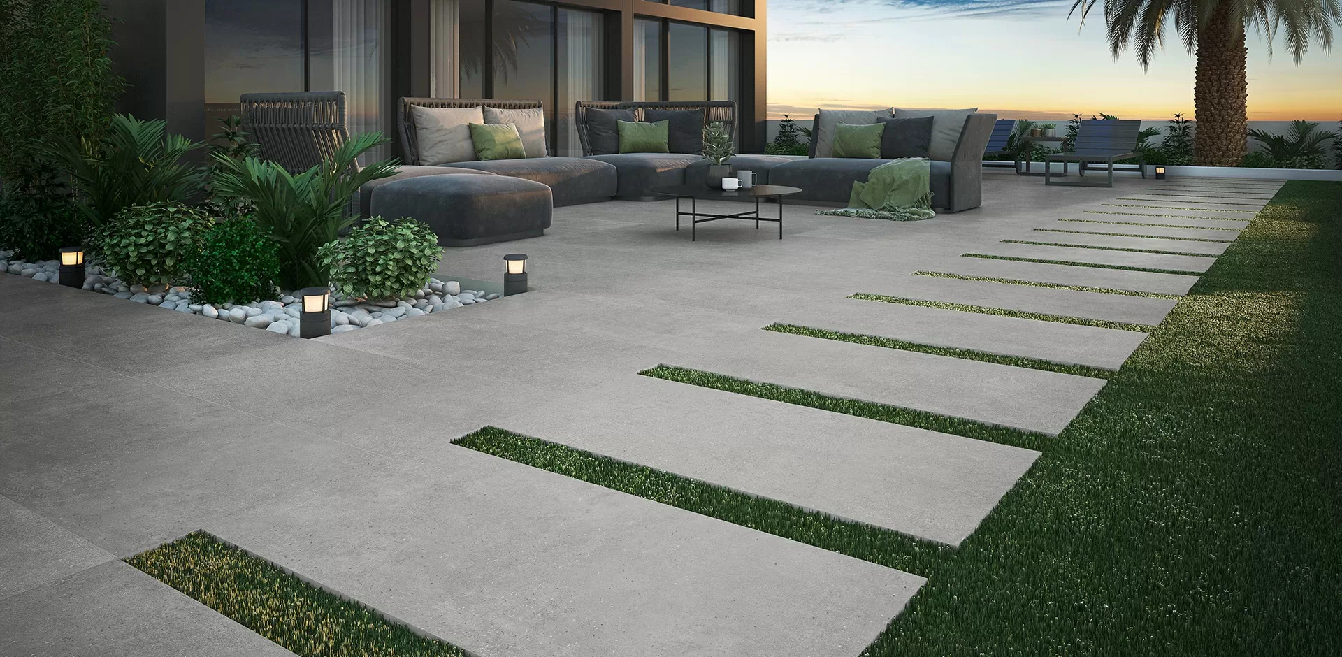 Плитка Gravel white 40x120