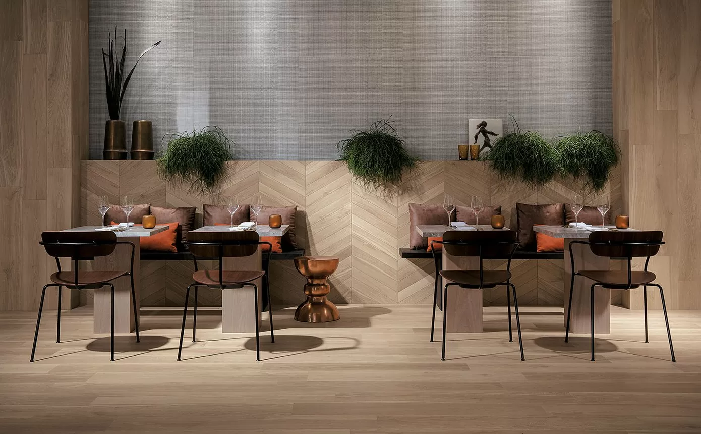 Мозаика fOBE Nest Oak Cube Mosaico Matt 37,5x43