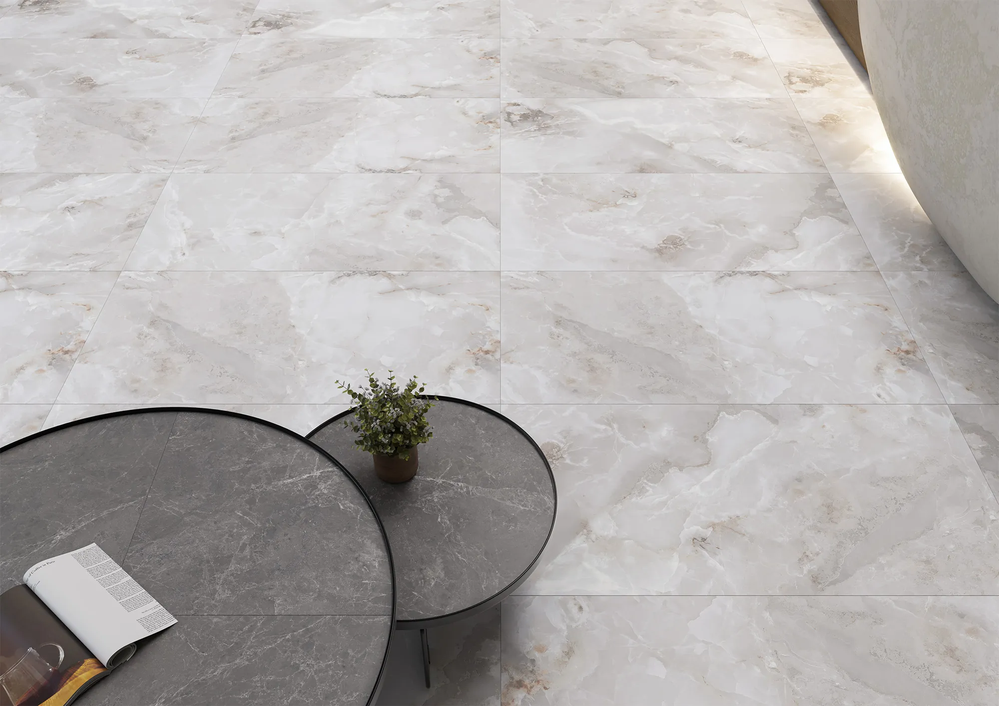 Керамогранит Onyx Elegant Beige Satin 60x120