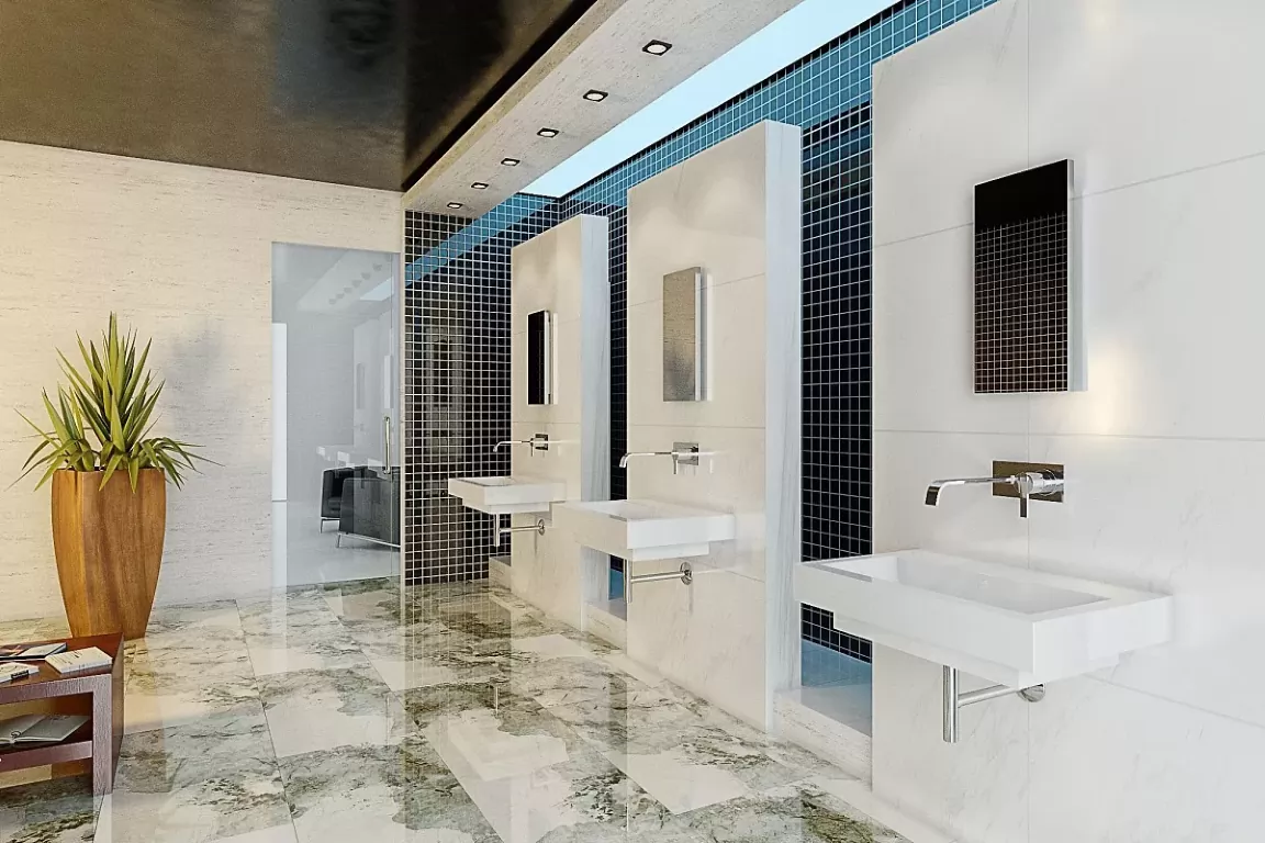 Керамогранит Stone Black High Gloss 60x120